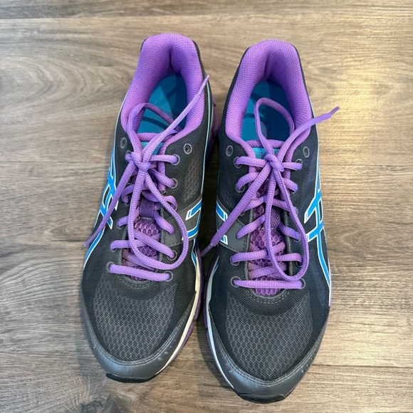 ASICS Women's GEL-FLASH Running Shoes Purple Gray size 8.5 - Picture 2 of 7